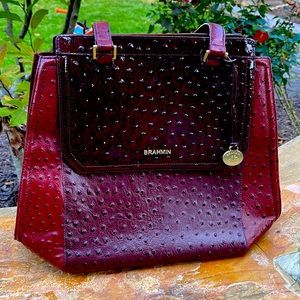 Burgundy Brahmin Shoulder bag